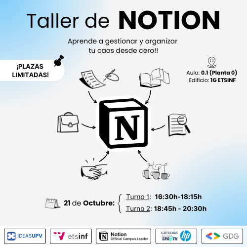 Taller de Notion | Domina la Organización y Gestión de Proyectos